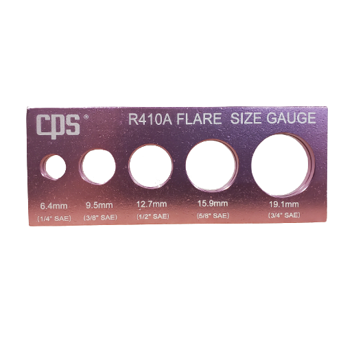 R410A FLARE SIZE  1/4